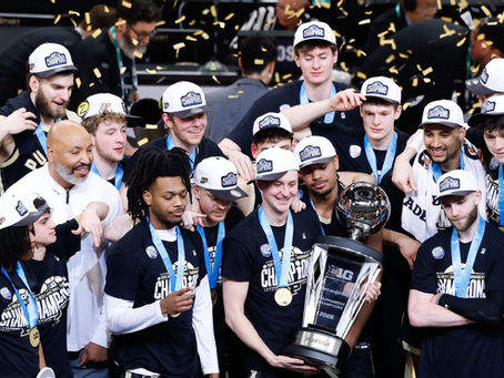 Purdue Wins 2026 Big Ten Tournament Title With 80 - 72 Victory Over Michigan Behind Oscar Cluff and Braden Smith