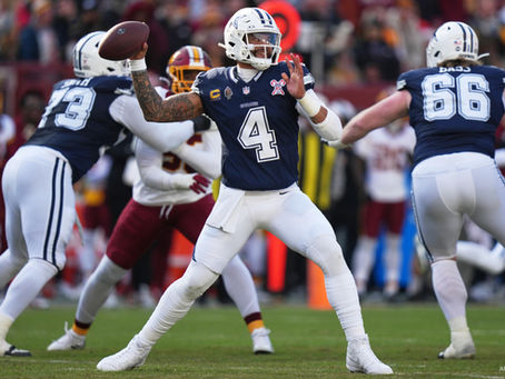 Prescott Leads Cowboys Past Commanders on Christmas Day.