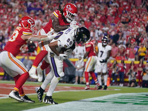 Lamar Jackson and the Ravens express their disagreement regarding the reversal of the touchdown decision against the Chiefs.
