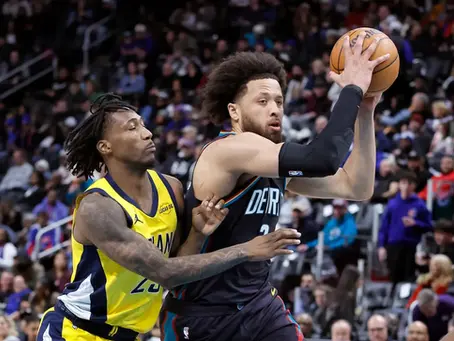 Robinson, Cunningham Lead Pistons to Dominant Victory Over Shorthanded Pacers.