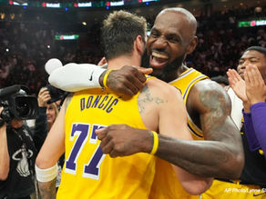 Luka Doncic Drops 60 as Lakers Beat Heat 134 - 126 While LeBron James Ties NBA Games Played Record