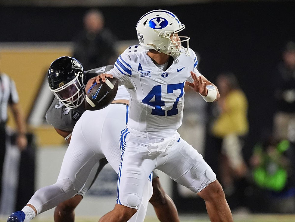 No. 25 BYU rallies past Colorado 24-21 behind Bachmeier, Hagen