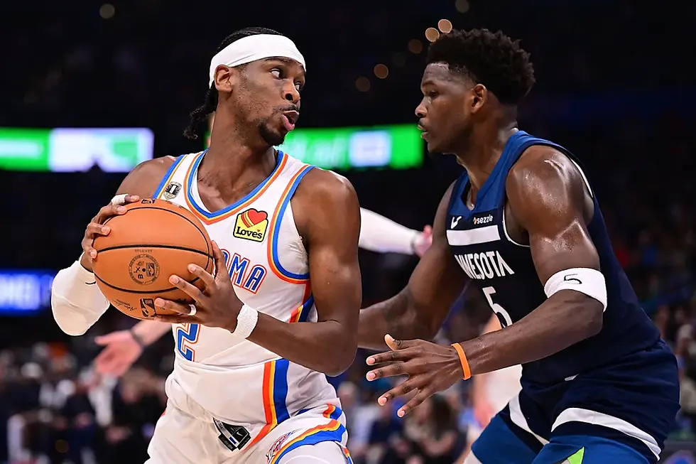 Shai Gilgeous Alexander Extends Historic 20 Point Streak as Oklahoma City Thunder Defeat Minnesota Timberwolves 116-103