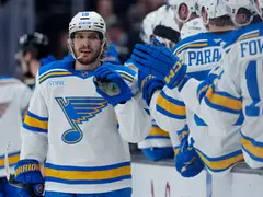 Mailloux Scores Late Winner, Thomas Records Hat Trick as Blues Top Mammoth 5–3 in Season Finale.