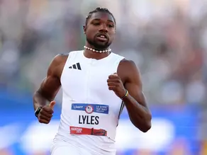 Noah Lyles, determined to bounce back from his setback in 2020, is now focused on securing a victory in the 100-meter race at the Olympic trials.