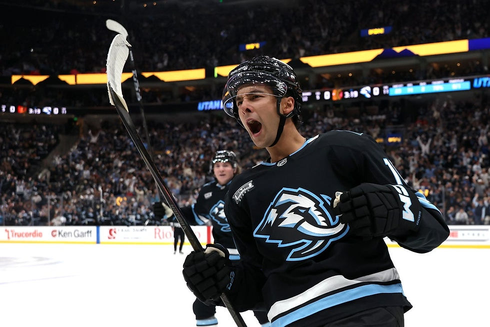 Guenther scores twice as Mammoth shut out Blackhawks in season opener.