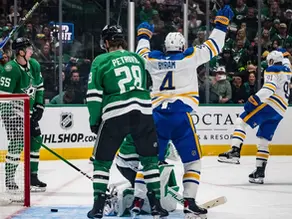 Tage Thompson Leads Sabres to 10th Straight Win Over Stars.