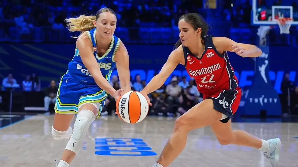 Bueckers, Wings Surge Past Mystics Behind Dominant Second Half.