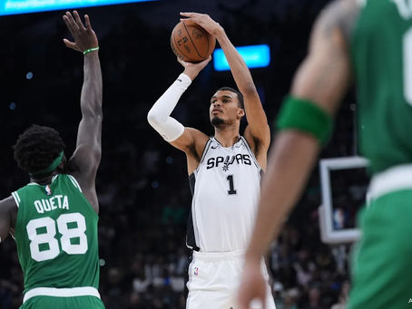 Wembanyama Leads Spurs Past Celtics in Physical Showdown, 125-116.