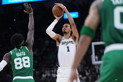 Wembanyama Leads Spurs Past Celtics in Physical Showdown, 125-116.