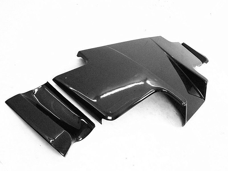 Thumbnail: NISSAN R32 GTR TOP-SECRET STYLE REAR DIFFUSER W/FITTING KIT-3PCS