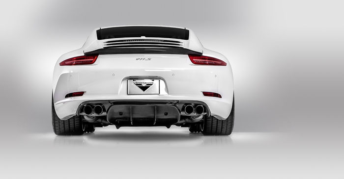 Thumbnail: 11'-15' PORSCHE CARRERA 911 991 VORSTEINER STYLE REAR DIFFUSER
