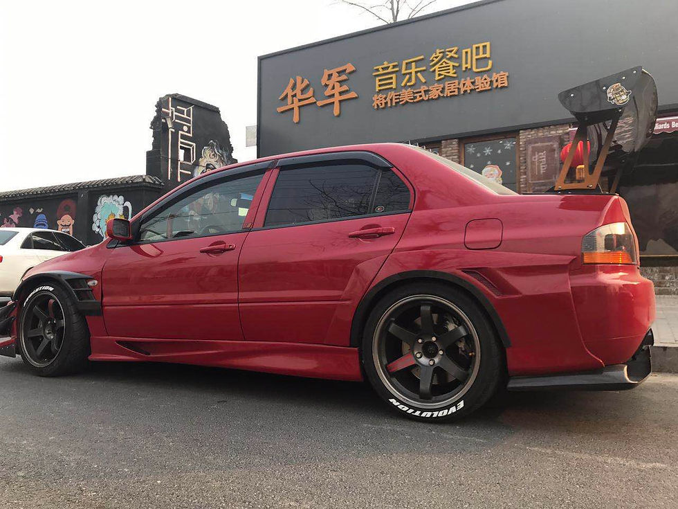 Thumbnail: EVOLUTION 7/8/9 VOL STYLE SIDE SKIRTS FRP-2PCS