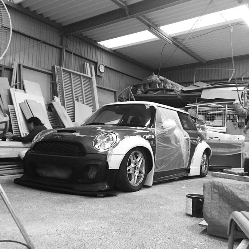 Thumbnail: 08-13'BMW MINI R56/R57/R58/R59 LB STYLE WIDEBODY FRONT BUMPER