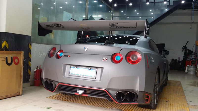 Thumbnail: 08-16' GTR R35 LB PERFORMANCE STYLE GT WING WITH FITTING KIT
