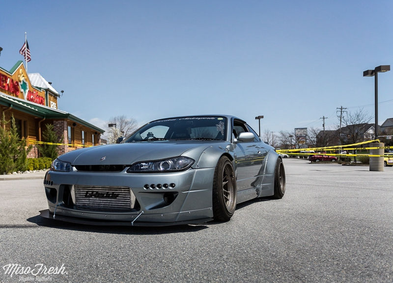 Thumbnail: NISSAN S15 SILVIA ROCKET BUNNY STYLE WIDEBODY KIT