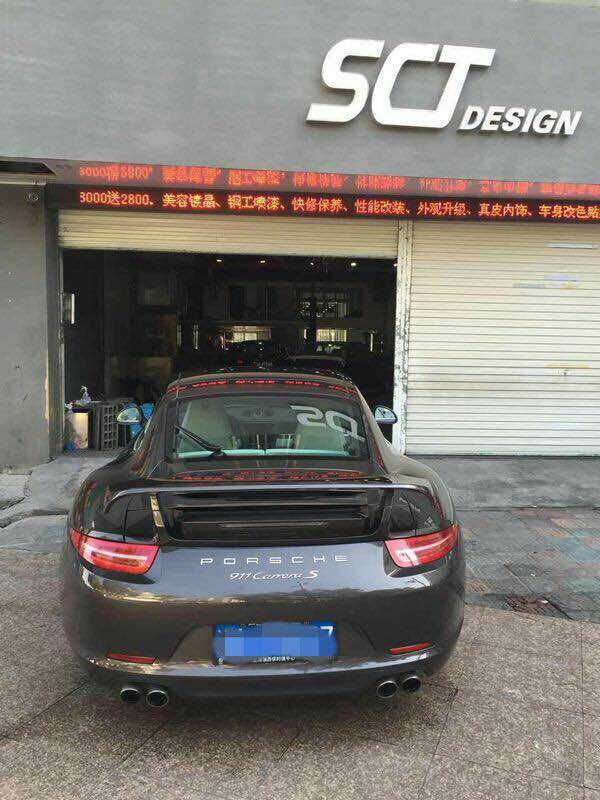 Thumbnail: 98'-04' PORSCHE 911 996 CARRERA TECHART STYLE REAR SPOILER WITH TRUNK LID