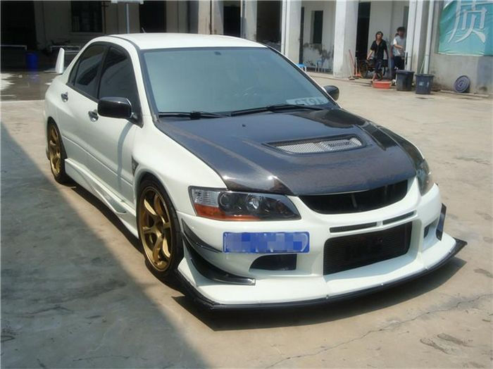 Thumbnail: EVOLUTION 7/8/9 VOL STYLE SIDE SKIRTS FRP-2PCS
