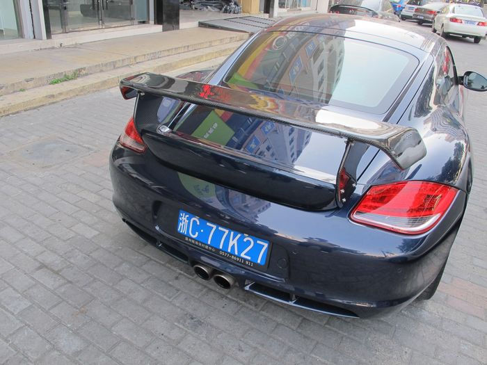 Thumbnail: PORSCHE CAYMAN BOXSTER 987 PD-GT STYLE REAR SPOILE