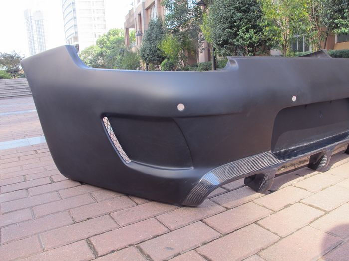 Thumbnail: PORSCHE 05-09 911 997 VORSTEINER VR-T STYLE REAR BUMPER CARBON DIFFUSER