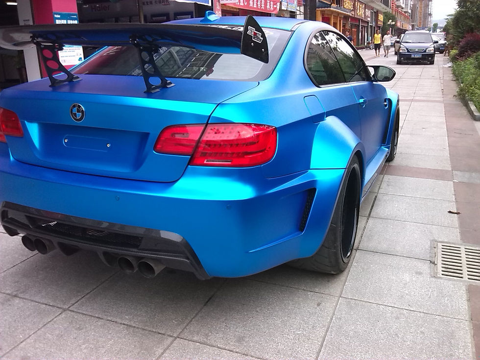 Thumbnail: BMW E92/E93 M3 VORS GTRS4 WIDE STYLE REAR BUMPER