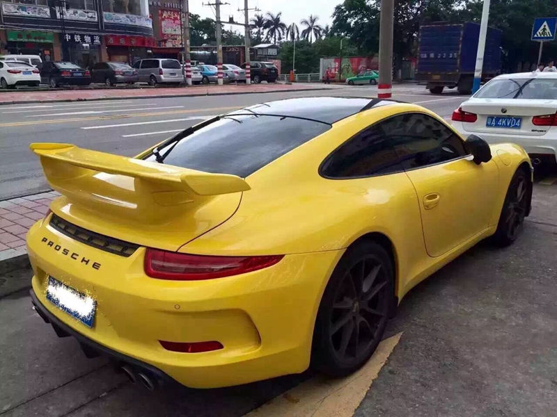 Thumbnail: 11'-15' PORSCHE CARRERA 911 991.1 GT3 STYLE REAR SPOILER & BASE WITH BRAKE LAMP