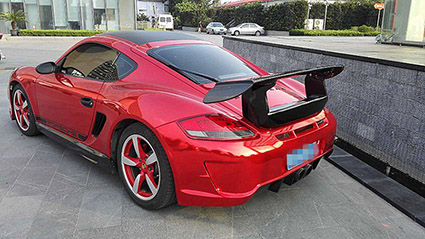 Thumbnail: PORSCHE CAYMAN BOXSTER 987 PD-GT STYLE REAR SPOILE