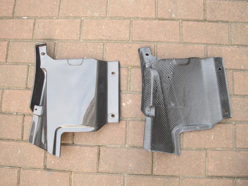 Thumbnail: FERRARI F430 ENGINE AIR INTAKE SIDE VENTS BOTTOM PANEL-2PCS