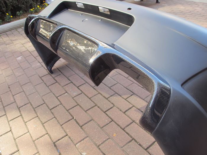 Thumbnail: PORSCHE 05-09 911 997 VORSTEINER VR-T STYLE REAR BUMPER CARBON DIFFUSER