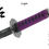 Thumbnail: JAPANESE Style Shifter-purple&black---NEW!