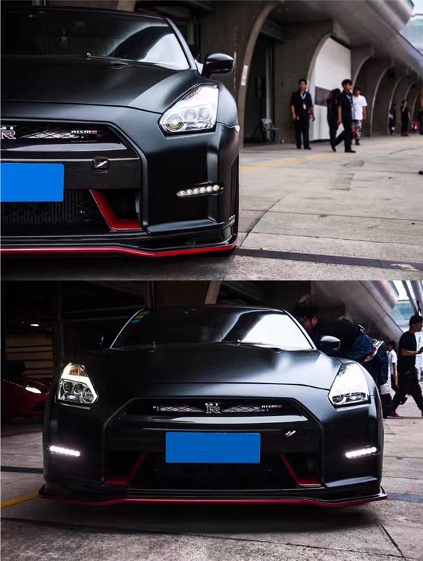 Thumbnail: 08-16' GTR R35 NISMO STYLE FRONT LIP W/ UNDERTRY