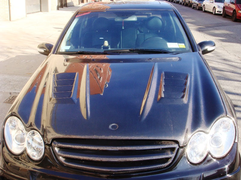 Thumbnail: MB W209 CLK-CLASS WALD STYLE HOOD
