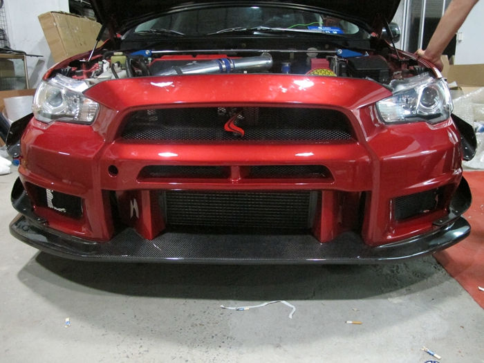 Thumbnail: EVOLUTION X/10 VAR VER.1 WIDEBODY FRONT BUMPER W/O CANARD&LIP