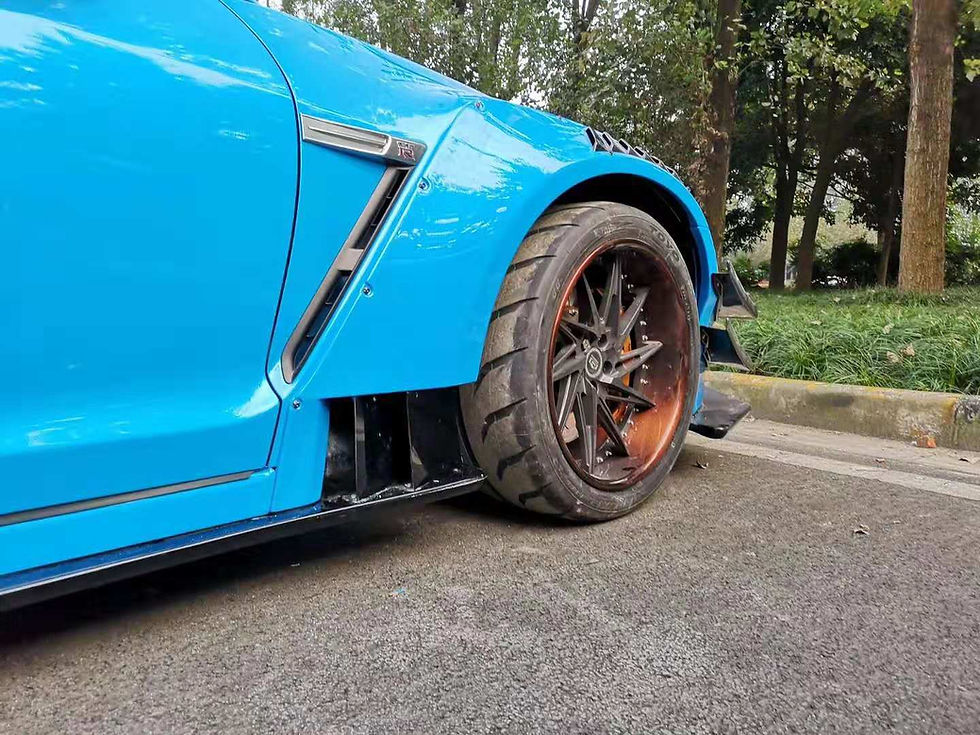Thumbnail: NISSAN GTR R35 LB TYPE-2 STYLE FULL WIDEBODY KIT w/o HOOD. GT WING
