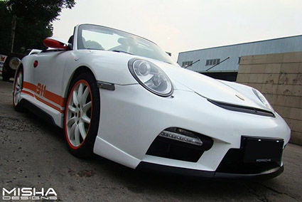 Thumbnail: 05'-12' PORSCHE 911 997 1.2.CARRERA MISHA STYLE FRONT BUMPER