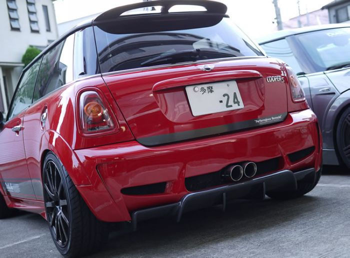 Thumbnail: 08-13'BMW MINI R56/R57/R58/R59 DUELL AG KRONE EDITION STYLE REAR BUMPER DIFFUSER