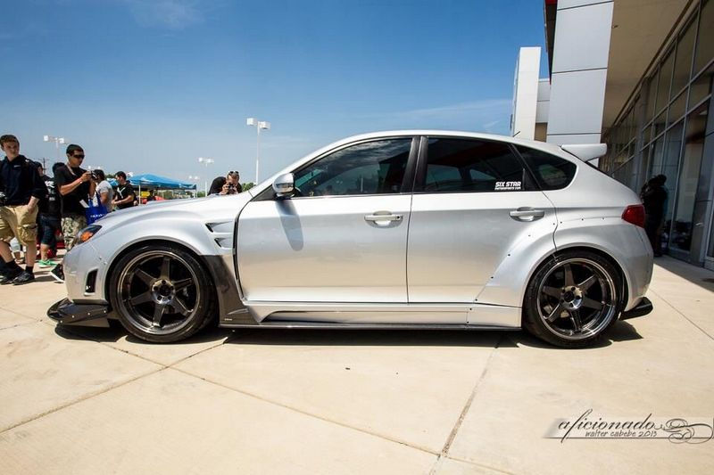 Thumbnail: 08-14'GR/GV STI VAR VER.1 WIDEBODY SIDE SKIRTS W/O EXTENSIONS-2PCS