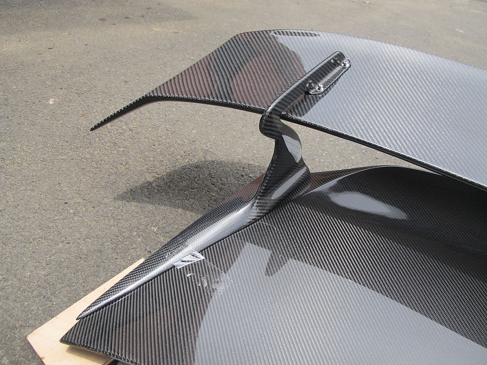 Thumbnail: 08-16' GTR R35 REVOZPORT JCW SWAN NECK STYLE GT WING -FIT ON DN STYLE TRUNK