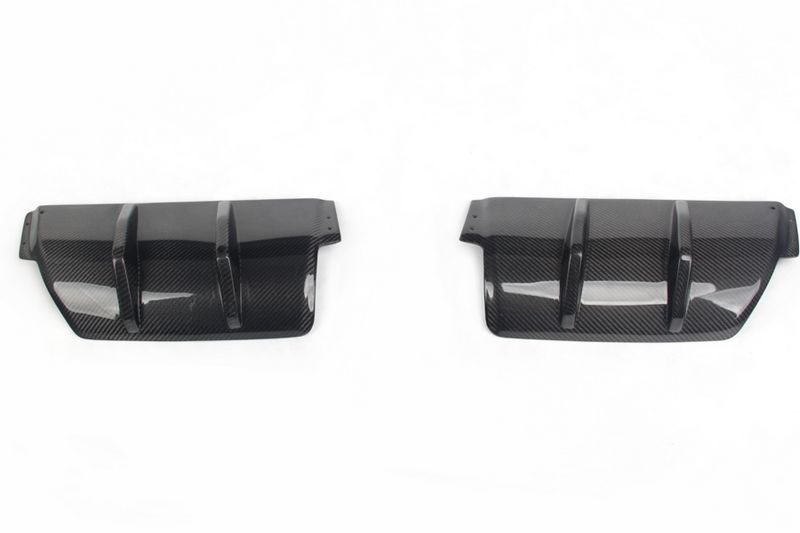 Thumbnail: VW GOLF 6 R20 OSIR STYLE REAR BUMPER DIFFUSER-2PCS