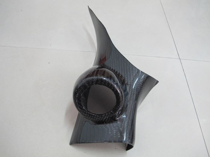 Thumbnail: LANCER/EVOLUTION X/10 A-PILLAR SINGLE GAUGE POD CARBON