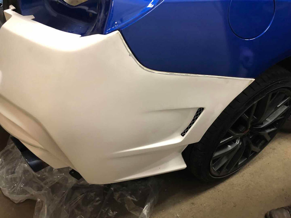 Thumbnail: 2015+STI/WRX VARIS ULTIMATE STYLE REAR BUMPER same as widebody kit's rear bumper
