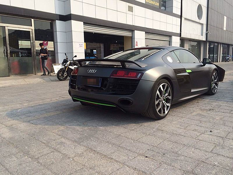 Thumbnail: AUDI 07-14 R8 REGULA STYLE GT WING W/ TRUNK PANEL