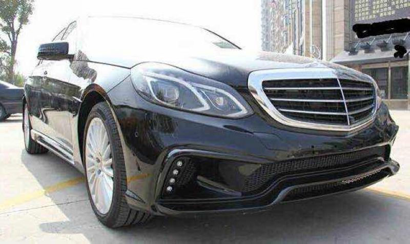 Thumbnail: MB 14' W212 E-CLASS WALD BLACK BISON STYLE FRONT BUMPER