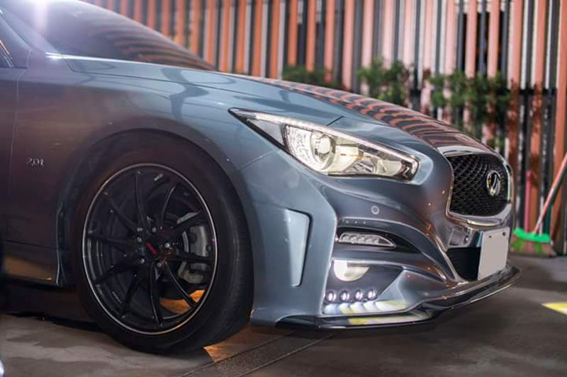 Thumbnail: INFINITI Q50 IMPUL 537S STYLE FRONT BUMPER W/ DRL & FITTING BRACKETS