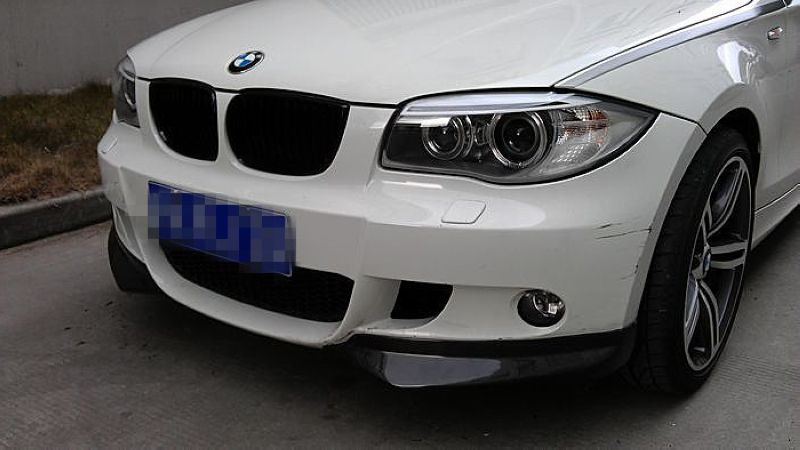 Thumbnail: BMW E81/E82/E87E88 1-SERIES EURO STYLE FRONT SPLITTER(FOR M-TECH ONLY)