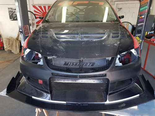 EVOLUTION 8/9 VOL STYLE FRONT SPLITTER W/ SIDE & METAL