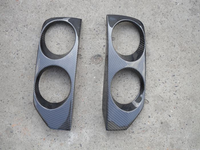 Thumbnail: NISSAN R33 GTS SPEC-2 OEM FRONT BUMPER FOG LAMP COVER (REPLACEMENT)