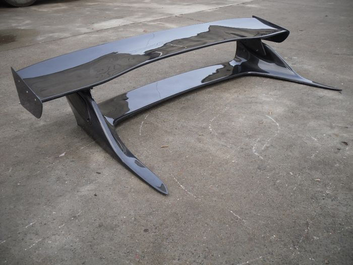 Thumbnail: NISSAN R33 BEE*R REAR GT WING 5PCS (MUST FIT GTR OR GTR-STYLE REAR SPOILER BASE)