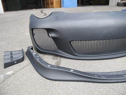 Thumbnail: PORSCHE 911 997.2 TURBO LB PERFORMANCE STYLE FRONT BUMPER W/LIP