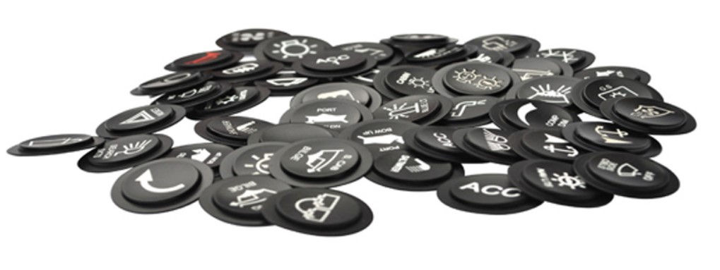 Maptec AIM CAN Keypad Button Inserts